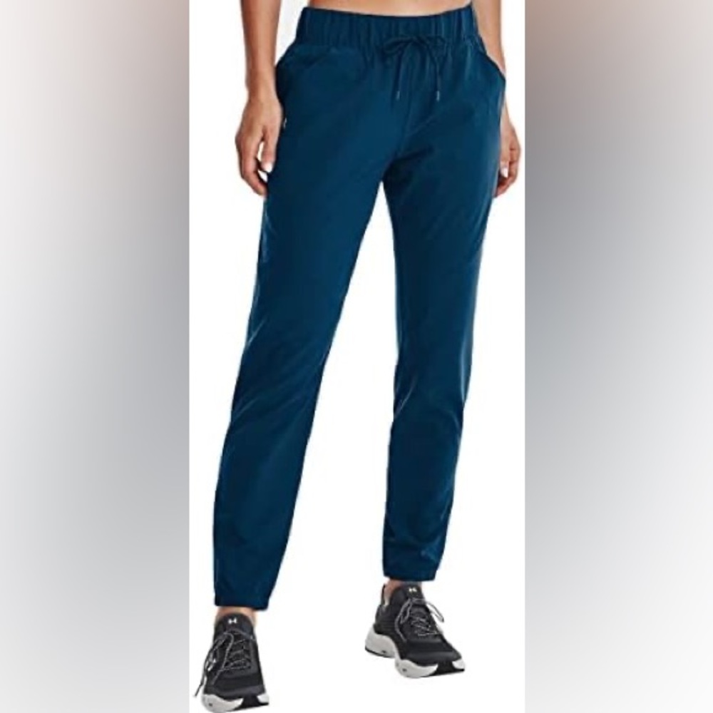 Women’s nwt under armour fusion pant- sz small. Deep sea